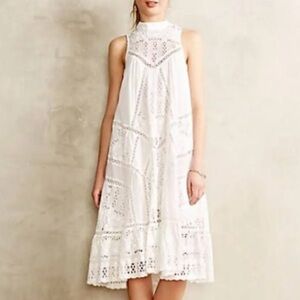 white linen dress size 16 Atlanta Linen Dress in White main image 0